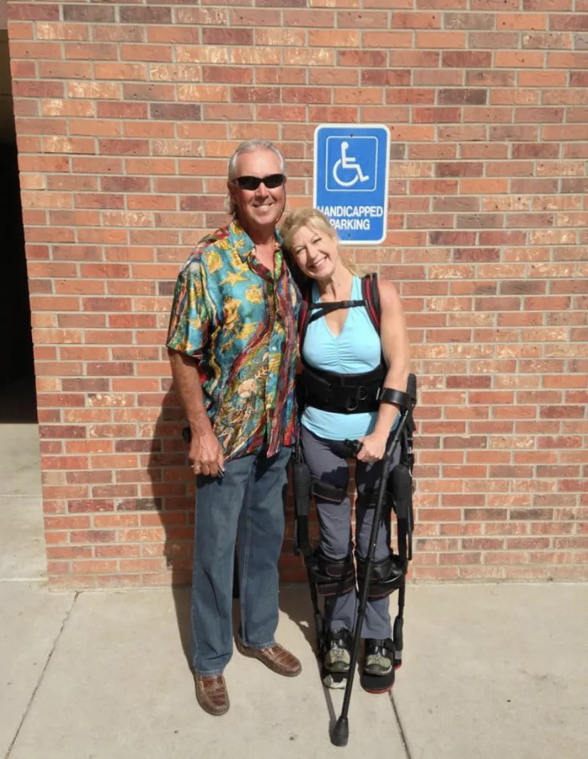 Rusty Crossland with Amanda Boxtel Rusty Crossland with Amanda Boxtel