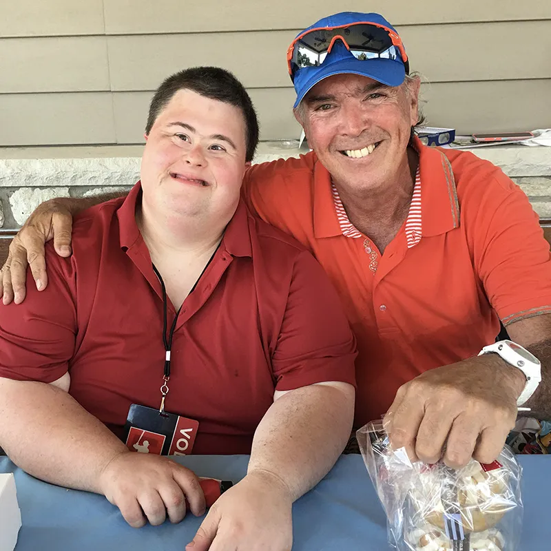 Rusty with down syndrome boy